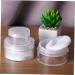 BELLIFFY 10 Pcs Transparent Powder Box Foundation Powder Case Loose Powder Holder Moisturizer Plastic White - Buy Online on SooperMarket.com