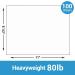 White Cardstock 100 Sheets 8.5 x 11 - Ohuhu Heavyweight 80lb Cover Card Stock - Perfect for Crafts and DIY Cards - Buy Online on SooperMarket.com