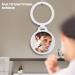 Foldable Double Sided Tabletop Mirror - Rechargeable Lighted Magnifying 10X and 1X Mirror with 3 Colors Light - Adjustable Foldable Handle for Makeup/Travel - 07x08inches - Buy Online on SooperMarket.com