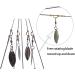 Alabama Umbrella Rigs 18cm 8in 16g 1/2oz - 5pcs Bass Fishing Lures - Buy Online on SooperMarket.com