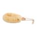 Baluue Sisal Shower Brush Wear-Resistant Bath Scrubber Bathing Towel Back Bathing Bath Sponge Back Cleaning Scrubber Body Cleaning Sponge Portable Body Scrubber Sponge Brush Wood 16.00X9.00X5.00CM