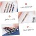 Baluue 3 Embroidery Pen Eyebrow Pen Brow Pencil Makeup Pen Makeup Tool Golden Aluminum Alloy - Buy Online on SooperMarket.com