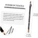 BELLIFFY 8pcs Wooden Beauty Eyebrow Pencil Eye Brow Pencils for Women Eyebrow Makeup Tool 1 count (Pack of 1) Black - Buy Online on SooperMarket.com