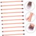 PLAFOPE 24pcs Makeup Brush Eye Shadow Brush Eye Makeup Mineral Makeup Golden Artificial Fiber - Buy Online on SooperMarket.com