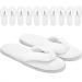 Frcctre 6 Pack Flip Flop Spa Slippers Fluffy Coral Fleece Reusable House Slippers Guest Slippers Hotel Slippers for Guests Hotel Travel Washable Not Disposable