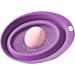 ZORQ Makeup Brush Cleaner Mat Cosmetic Makeup Brush Cleaner Bowl Portable Cosmetic Make Up Brush Cleaning Scrubber for Makeup Eggs Brushes Purple - Buy Online on SooperMarket.com
