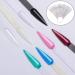 80pcs Clear Fake Nail Art Tips with Ring Holder - Nail Swatches Practice Tool - Buy Online on SooperMarket.com