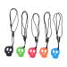 Buy Chewable Sensory Necklaces - 5 Pack Soft Silicone Skull Shape - Stress Relief Teething Necklace for Autism - International Shipping Available - Buy Online on SooperMarket.com