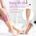 Portable Crystal Hair Eraser - Painless Hair Remover for Men & Women | Fast & Easy Hair Removal Epilator | Soft Smooth Silky Skin | Rose Red/Purple - Buy Online on SooperMarket.com