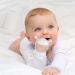 Hand Bite Ring | Soft Silicone Infant Teething Toy | Baby Tooth Ring & Pacifier - Green - Buy Online on SooperMarket.com