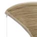 Silk-Co Hair Extensions - 50cm Ash Blond Smooth Synthetic Hair with Invisible Cord & Rubber Band Sealing Extensions for Women - Buy Online on SooperMarket.com