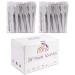 200pcs PANA Cosmetic Make Up Disposable Plastic 2.5" Spatulas Skin Care Facial Cream Mask Spatula (GRAY-200 Pieces in a Box) GRAY (200 Pcs/Box)