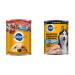 PEDIGREE Adult Wet Dog Food Bundle | Ground Dinner Beef + Chicken & Turkey in Gravy (12 Pack each) Beef + Chicken & Turkey 375 g (Pack of 12)