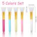 30 Pieces Silicone Face Mask Brushes | Soft Applicators for Mud Masks & Beauty Tools | 5 Colors Available - Buy Online on SooperMarket.com