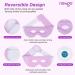 NEWGO Cold Eye Mask - Reusable Hot Cold Therapy Cooling Eye Mask for Puffy Eyes, Migraine, Dark Circles, Dry Eyes, Swollen Eyes, Sinus Pain - Light Purple - Buy Online on SooperMarket.com