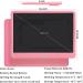 DEECAM 15-Inch Pink LCD Writing Board for Kids | Reusable Educational Tablet with Locking Function | Perfect Gifts for Boys & Girls - Buy Online on SooperMarket.com