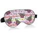 Haskirky Light Blocking Eye Mask Breathable and Adjustable Adult Men and Women Travel on Business Trips Yoga Meditation Light Smooth Comfortable Eye Mask Office Deep Sleep Goodies Art Butterflies