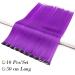 Rainbow Clip-In Hair Extensions | 50cm Dark Purple Strands | 10 Pcs 80g Realistic Smooth Hair - Buy Online on SooperMarket.com