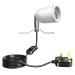 Bonlux 200W Ceramic Reptile Heat Lamp Holder E27 Base Ceramic Heat Bulb Holder Rotatable Reptile Light Holder with Inline ON/Off Switch for Turtle Snake Lizard Dog Chick- No Heat Bulb 200W Reptile Lamp Holder