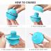 WWVVPET Interactive Cat Toy Ball with LED Light - 360 Self-Rotating USB Rechargeable | Fun Hunting Instinct Stimulation for Cats - Buy Online on SooperMarket.com
