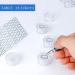 20-Piece Cosmetic Sample Set | 5g Round Plastic Jars with Screw Cap & Stickers - Ideal for Travel & Storage - Buy Online on SooperMarket.com
