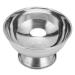 Premium Stainless Steel Shaving Soap Dish & Mug - Stabilized Base Shaving Cup & Brush Holder for Home & Salon Use - Buy Online on SooperMarket.com