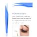 Professional Stainless Steel Eyelash Extension Tweezers - Slightly Curved Eyelash & Nail Art Tools for DIY Projects - Buy Online on SooperMarket.com