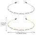 2 Pcs Pearl Rhinestone Headbands - Bridal Hair Hoop for Elegant Women and Girls - Buy Online on SooperMarket.com