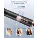 TOSAGE Auto Hair Curler - Ceramic Rotating Curler Wand with Anti-Stuck Barrel, LCD Display & Dual Voltage - Black - Buy Online on SooperMarket.com