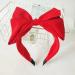 Lvyeer Red Big Bow Headbands for Women Bowknot Headbands Cute Red headbands - Buy Online on SooperMarket.com