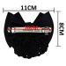Black Bow Hair Clip with Hairnet Snood - Hair Bun Cover Barrette - Buy Online on SooperMarket.com