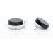 60pcs Black Empty Plastic Cosmetic Sample Containers - Small Jars for Makeup, Eye Shadow, Cream & More - Buy Online on SooperMarket.com