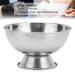 Premium Stainless Steel Shaving Soap Dish & Mug - Stabilized Base Shaving Cup & Brush Holder for Home & Salon Use - Buy Online on SooperMarket.com