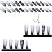 Lckiioy Black Gradient Applique Diamond False Nails Detachable Press on Nails Glitter Diamond Nails Nail Art - Buy Online on SooperMarket.com