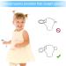 Futongda Stainless Steel Baby Spoons - 4-Piece Curved Training Set for Children | Dessert Coffee & Feeding Spoons in Silver - Buy Online on SooperMarket.com