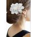Lovefairy Women's Royal Blue Double Rose Flower Rhinestone Hair Clip - Bridal Headwear for Girls & Dance Shows - Buy Online on SooperMarket.com
