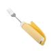 Flexible Disabled Spoon Stainless Steel Removable Adaptive Elder Feeding Utensils Eating Aids Spoon Fork for Parkinson Arthritis MS Hand Tremors Handicapped (Fork)