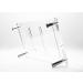 Acrylic Trading Card Frame Holder Stand Display - 3 Slots UV Filtering Screwdown - Buy Online on SooperMarket.com