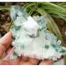 Choice of Gifts 300g Natural Green Ghost Quartz Cluster Crystal Cluster Specimen Vibration FUZEGRDLI - Buy Online on SooperMarket.com