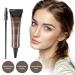 Buy Eyebrow Interlocking Cream with Brush - Career Gel Tinting & Water Density Eyebrow Formula (04#) | International Shipping Available - Buy Online on SooperMarket.com