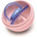 Melii Grey & Pink Pacifier Pod with Carabiner Clip - Pacifier Storage Container - Buy Online on SooperMarket.com