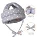 TORASO Baby Head Protector & Knee Pads for Crawling Infant | Safety Helmet & Walking Baby Helmet | Ages 6-36 Months | Gray Star - Buy Online on SooperMarket.com