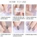 24PCS Glossy Square Press on Nails Light Purple Edge Short False Nails Full Cover Artificial Nails Tips for Women and Girls 15 - Buy Online on SooperMarket.com