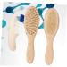Healeved Wood Tools Scalp Massager Brush Set for Babies - Gentle Massage and Detangling Hairbrush - Buy Online on SooperMarket.com