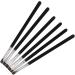 Baluue 24 Pcs Flat Eyebrow Brush Eye Liner Brush Eye Cosmetics Brush Makeup Brush Artificial Fiber Black - Buy Online on SooperMarket.com