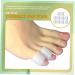 PLAFOPE 10pcs Silicone Toe Covers & Separators - Big Toe Protectors for Men - Mild White - 3x2.5cm - Buy Online on SooperMarket.com