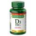 Nature's Bounty Vitamin D3 Pills and Supplement Helps Support Immune Function 1000iu 500 Softgels