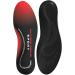 Physix Gear Sport Arch Support Insoles (Full Length) - Plantar Fasciitis Relief for Men & Women - Red/Black - UK Size L 9 1/2-11 | 10-11 1/2 - 1 Pair - Buy Online on SooperMarket.com