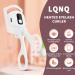 Heated Eyelash Curler - USB Rechargeable, Digital Display, 3 Temperature Settings - White - Buy Online on SooperMarket.com