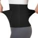 puzzlegame Stomach Warmer - Soft and Comfortable Heating Waistband | Warming Belt for Women After Birth Sports Protection Black Double Pocket L